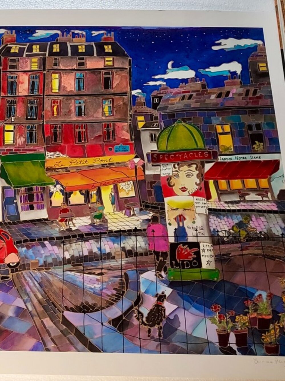 Le Petit Pont 2003 - Paris, France Limited Edition Serigraph - Picture 5 of 10